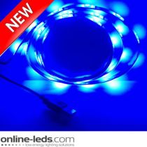 5V Blue USB Led Strip Lights 1M