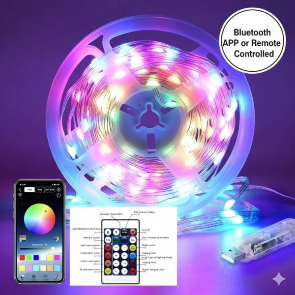 10 x USB Powered 10M Dream Chasing Led Flagpole Light String, Remote, Button or App Controlled Wholesale